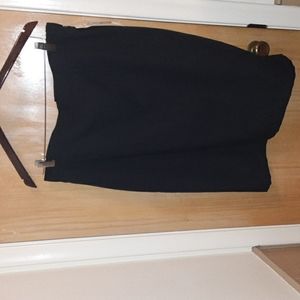 Koret black lined skirt size 16